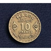 Марокко 10 франков 1951
