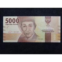 Индонезия 5000 рупий 2016г.UNC