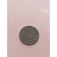 Нидерланды 1 цент 1922г(11)