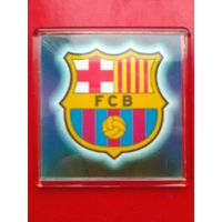 Магнит - Логотип - Футбольный Клуб - "Барселона" Каталония - Размеры: 6/6 см.