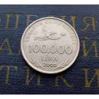 100000 лир 2000 Турция #02