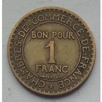 Франция 1 франк 1922 г.