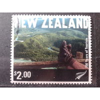Новая Зеландия 2001 100 лет туризму Михель-2,0 евро гаш