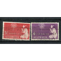 Австралия - 1957 - Рождество - [Mi. 279-280] - полная серия - 2 марки. Гашеная.  (Лот 15EZ)-T25P1