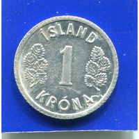 Исландия 1 крона 1976