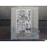 Литва 1994 Европа, изобретения и открытия, космос Михель-2,0 евро гаш