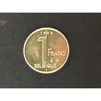 Бельгия 1 франк 1998 -que-