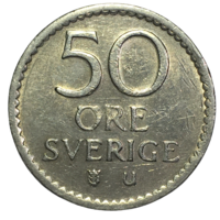 Швеция 50 эре, 1969