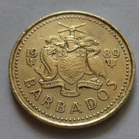 5 центов, Барбадос 1989 г.