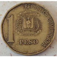 Доминиканская Республика 1 песо 2002. Возможен обмен
