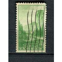 США - 1934 - Национальный парк 1С - [Mi.364] - 1 марка. Гашеные.  (Лот 63CS)