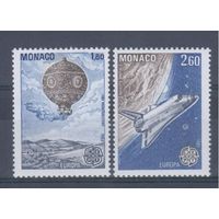 [855] Монако 1983. Авиация,космонавтика.Воздушный шар. EUROPA.Европа. СЕРИЯ MNH