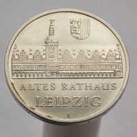 ГДР 5 марок 1984 Старая Ратуша в Лейпциге