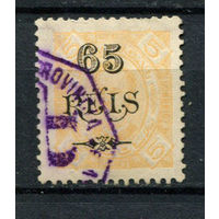 Португальские колонии - Ангола - 1902 - Надпечатка 65 REIS на 5R - [Mi.55] - 1 марка. Гашеная.  (Лот 75AN)
