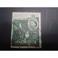 О-в Маврикий, колония Англии 1954 королева Елизавета 2 10с