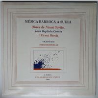 2LP NICASI SORITA, JOAN BAPTISTA COMES, VICENT HERVAS - MUSICA BARROCA A SUECA (1984)