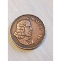 ЮАР/Suid Africa/ 2 цента 1966г.