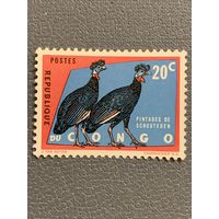 Конго 1960. Фауна. Птицы