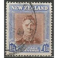 Новая Зеландия. Король Георг VI. 1947г. Mi#295.