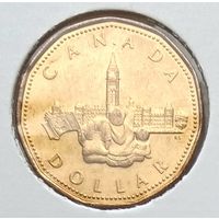 Канада 1 доллар 1992 г. Парламент. В холдере