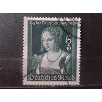 Рейх 1939 Живопись Дюрера Михель-13,0 евро гаш