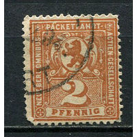 Германия - Берлин (B.) - Местные марки - 1894/1895 - Герб 2Pf - [Mi.50] - 1 марка. Гашеная.  (Лот 71Db)