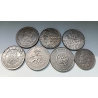 Польша, Набор монет 7шт. - "Юбилейка " 1975-1990 год
