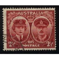 Австралия 1945 Mi# 169 Инаугурация герцога Глостерского в качестве генерал-губернатора. Гашеная (AU01)