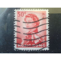 Гонконг 1962 колония Англии Королева Елизавета 2  50 центов