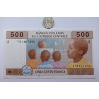 Werty71 Камерун 500 франков 2002 U UNC банкнота