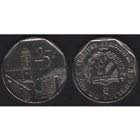 Куба km577.2 25 центаво 2008 год (f
