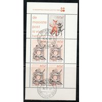 Почта детям Нидерланды 1982 год 1 малый лист