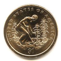 1 доллар США Сакагавея Посадка растений 2009
