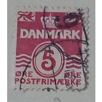 Волна на марке. Дания. Дата выпуска:1921-11-09          3 шт