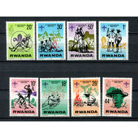 Руанда - 1978 - Скаутское движение в Руанде - [Mi. 914-921] - полная серия - 8 марок. MNH.