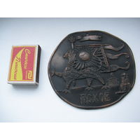 Медаль настольная ПСКОВ СССР