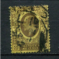 Великобритания - 1902/1913 - Король Эдуард VII 3P - [Mi.108A] - 1 марка. Гашеная.  (LOT S7)