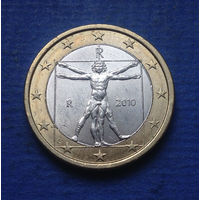 Италия 1 евро 2010