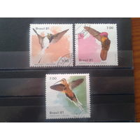 Бразилия 1981 Птицы, колибри