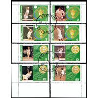 Теннис Стаффа 1977 год серия из 8 марок