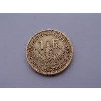 Камерун. "Французский" 1 франк 1925 год KM#2