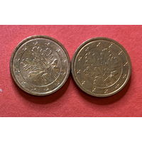 Германия, 1 евроцент - 2013AF