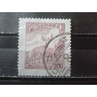 Корея Южная, 1957. Пятнистый олень