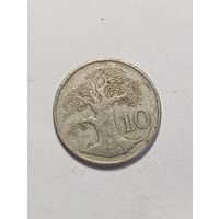 Зимбабве 10 цент 1980 года