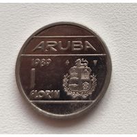 Аруба 1 флорин, 1989 4-6-18