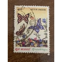 Индия 2001. Бабочки. Марка из серии