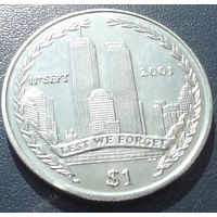 Виргинские острова. 1 доллар 2001