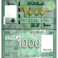 Ливан  1000 ливров  2014 год  UNC