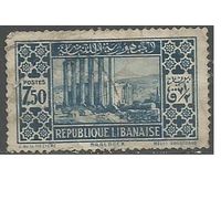 Ливан. Древние руины. Баальбек. 1930г. Mi#180.