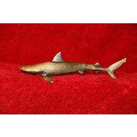Миниатюра акула , бронза